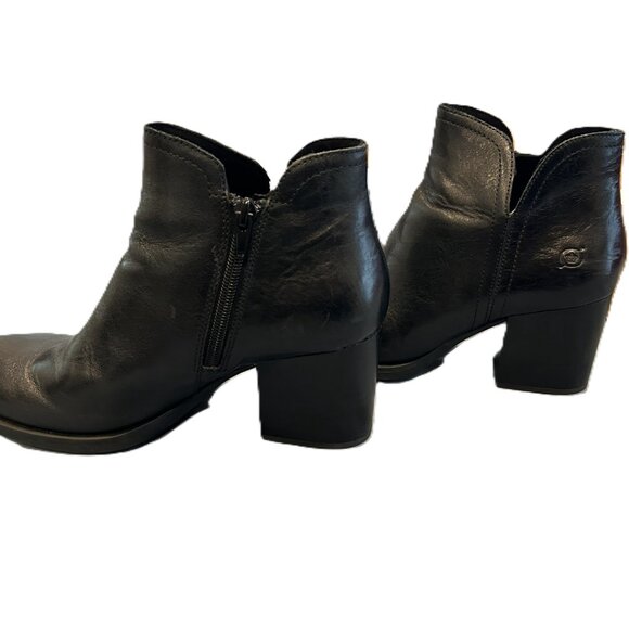 Born Black Ankle Boots - Picture 4 of 7